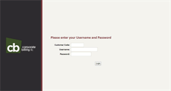 Desktop Screenshot of cbcentral.corpbill.com